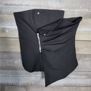 Zara Asymmetrical Black Top